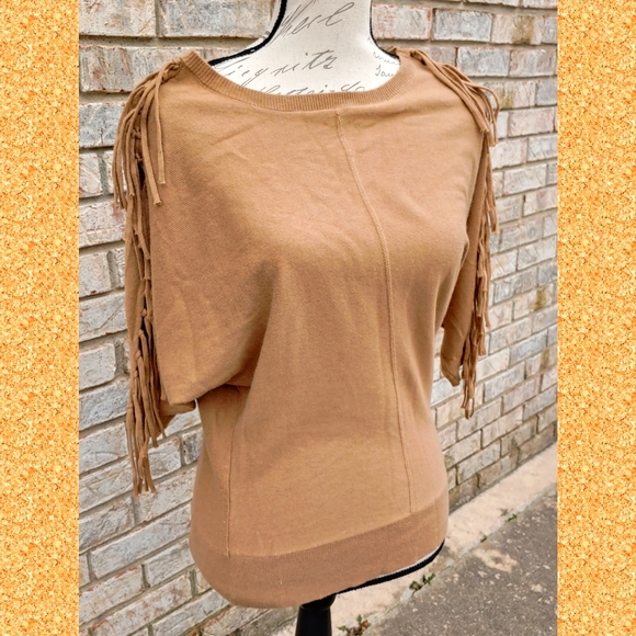Grace Elements Sweaters - ✨Trending!✨Grace Elements Fringe Dolman Sleeve Sweater S
